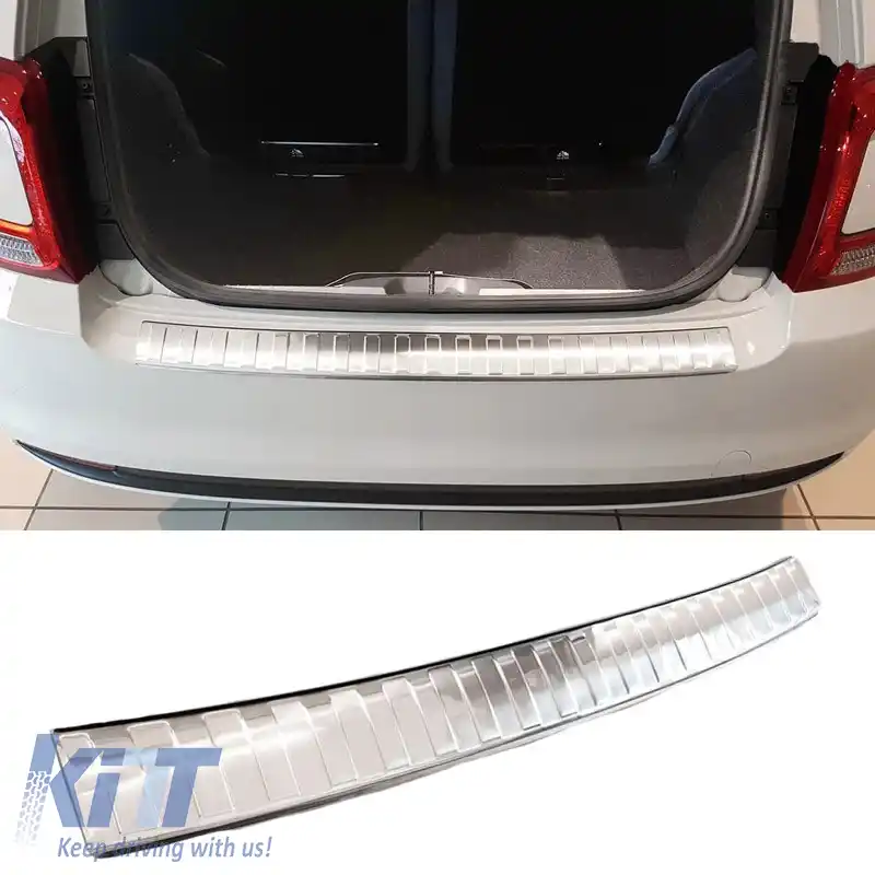 image-22-Protector pentru bara spate potrivit pentru Fiat 500 3d 15+ Oțel