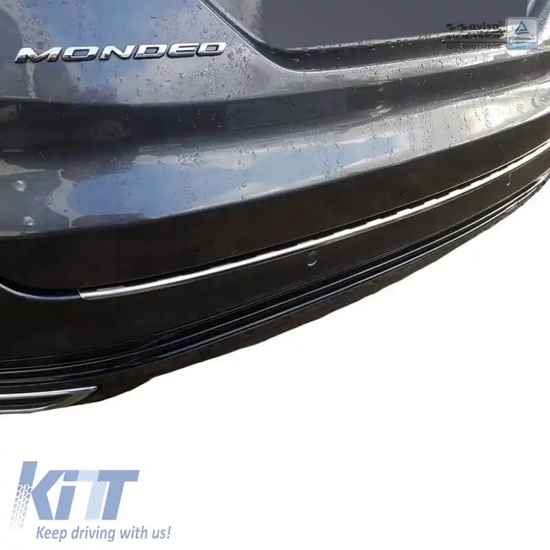 Protector pentru bara spate potrivit pentru Ford Mondeo Mk5 Station Wagon 2014+ Oțel-image-6301165