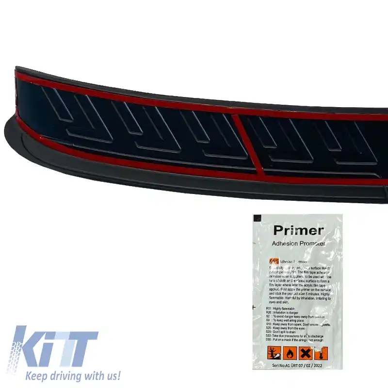 Protector pentru bara spate potrivit pentru Honda CR-V 2013-2018 din plastic ABS negru-image-6305686