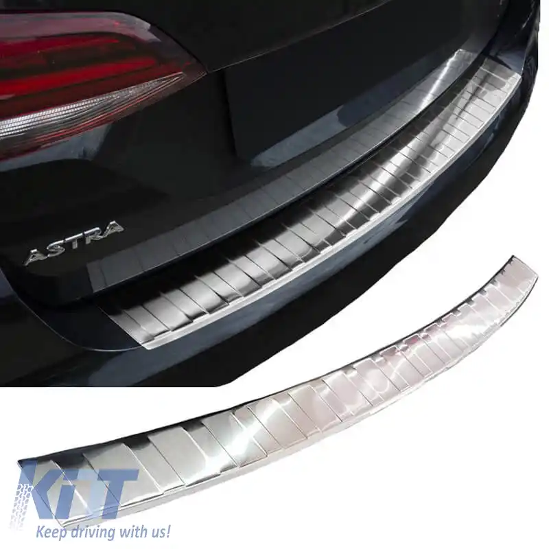 image-35-Protector pentru bara spate potrivit pentru Opel Astra K 15+ Sports Tourer din oțel