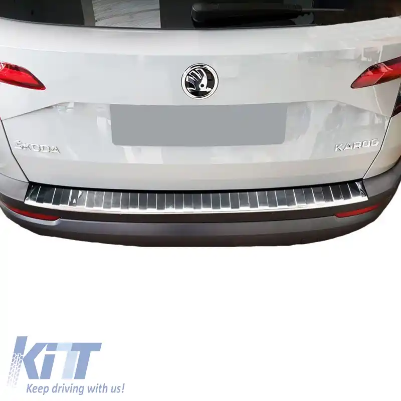 Protector pentru bara spate potrivit pentru Skoda Karoq 17+ din oțel-image-6299012