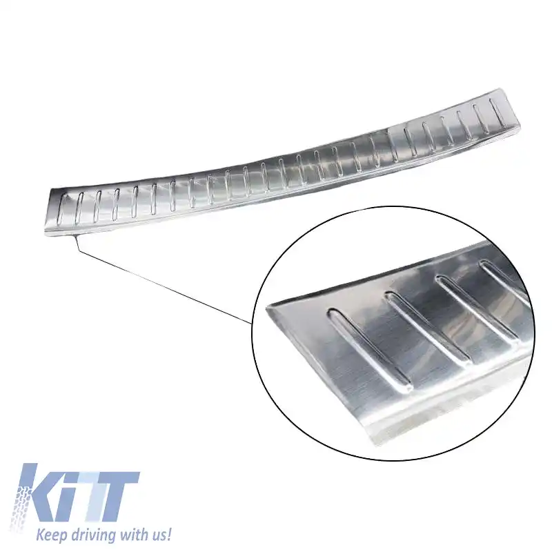 Protector pentru bara spate potrivit pentru VW Golf VII (7) 12-17 17+ Oțel-image-6298760
