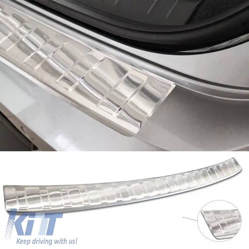Protector pentru bara spate potrivit pentru VW Passat B8 15+ Oțel-image-6298893