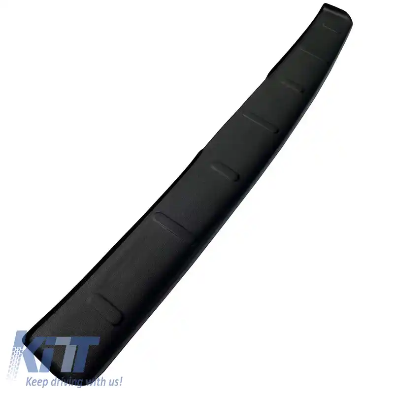 Protector pentru bara spate potrivit pentru VW Transporter T4 1995-2003 din plastic ABS negru-image-6305663
