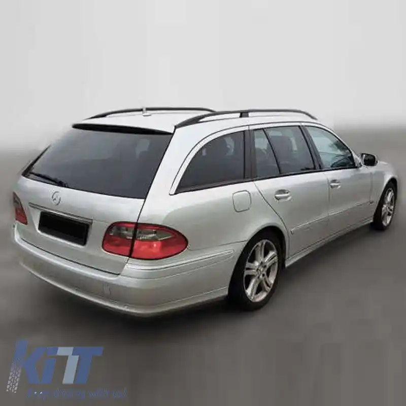Protector pentru bara spate potrivit pentru Mercedes-Benz E-Class W211 / S211 02-09 Caravan din oțel-image-6298769