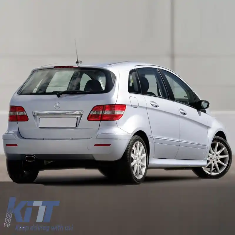 Protector pentru bara spate potrivit pentru Mercedes-Benz B-Class W245 05-11 din oțel-image-6298783