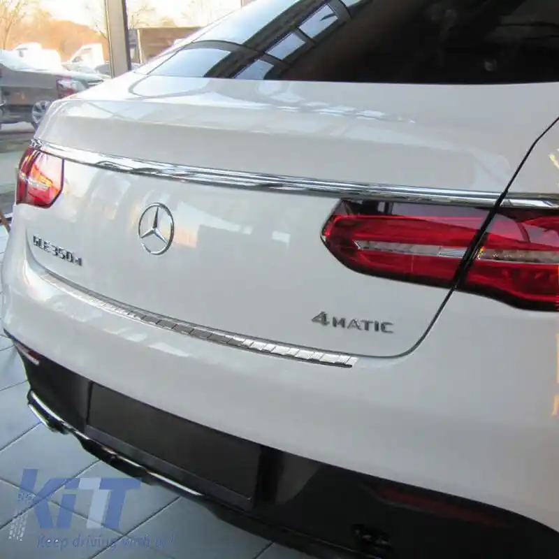 Protector pentru bara spate potrivit pentru Mercedes-Benz GLE C292 15+ Oțel-image-6299049