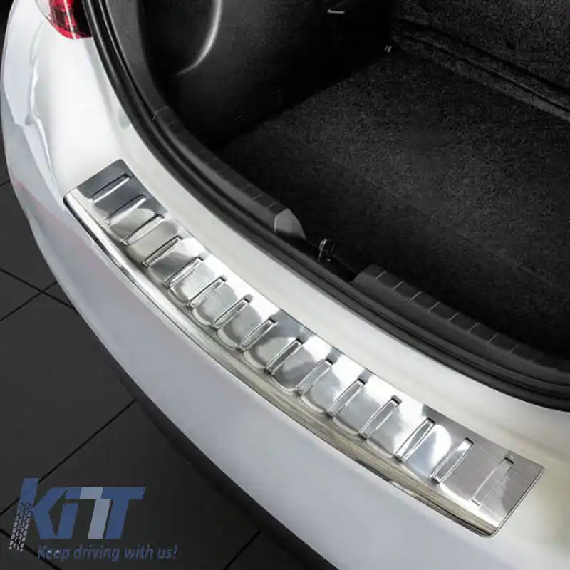 Protector pentru bara spate potrivit pentru Toyota Yaris 3 2014+ 5d din oțel-image-6299060