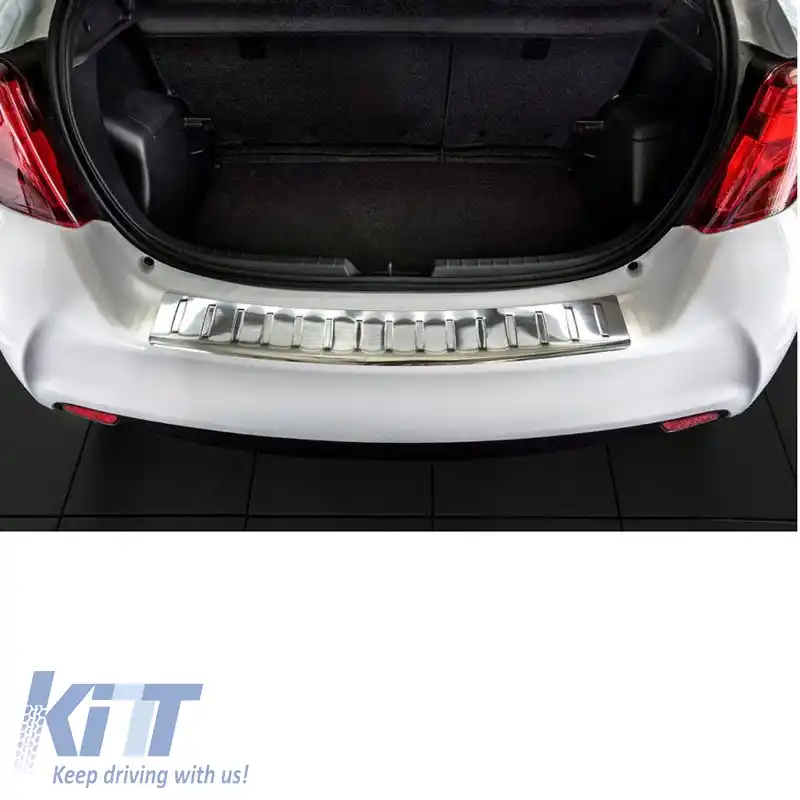 Protector pentru bara spate potrivit pentru Toyota Yaris 3 2014+ 5d din oțel-image-6299062