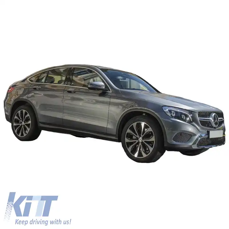 Protector pentru bara spate potrivit pentru Mercedes-Benz GLC X253 / C253 15+ Oțel-image-6299068