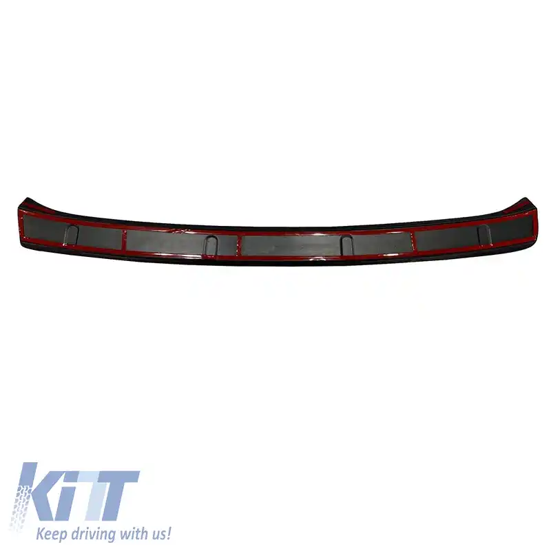 Protector pentru bara spate potrivit pentru Renault Clio V 2020+ Hatchback din plastic ABS negru-image-6305648