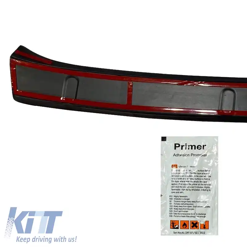 Protector pentru bara spate potrivit pentru Renault Clio V 2020+ Hatchback din plastic ABS negru-image-6305649