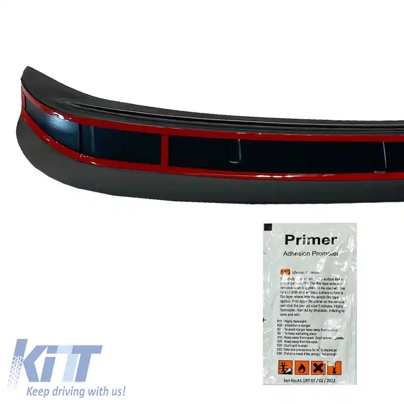 Protector pentru bara spate potrivit pentru Nissan Qashqai J11 2014-2017 din plastic ABS negru-image-6305691