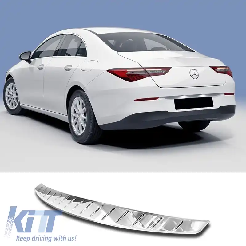 Protector pentru bara spate potrivit pentru Mercedes-Benz CLA C118 19+ Sedan din oțel-image-6311978