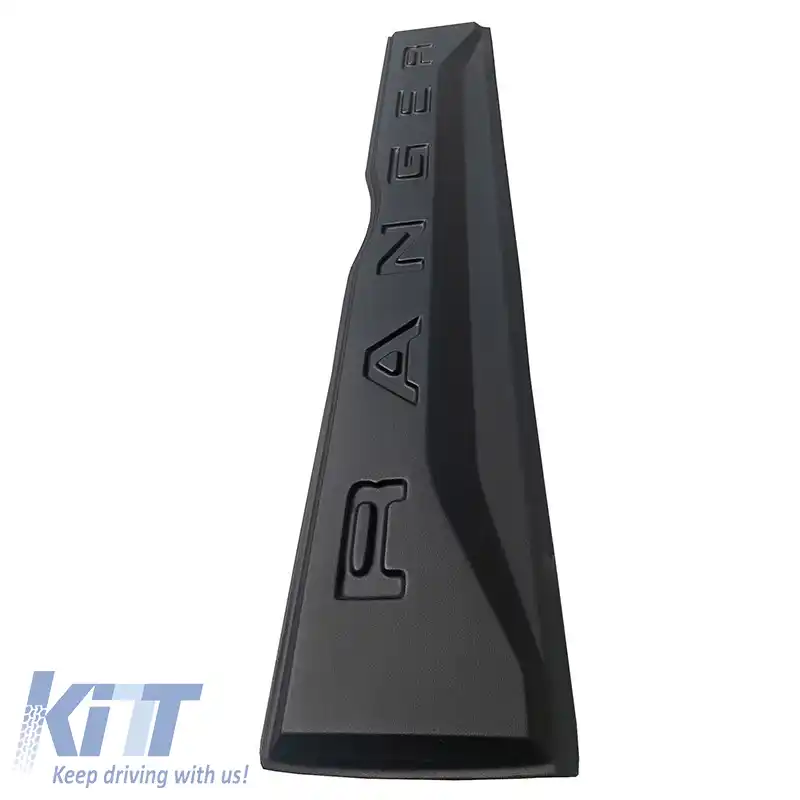 Protector pentru ușa din spate a camionetei, potrivit pentru Ford Ranger 2015+ din plastic ABS negru-image-6309377