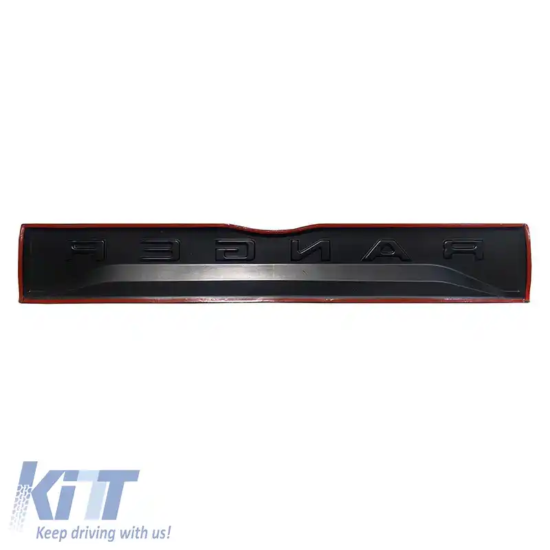 Protector pentru ușa din spate a camionetei, potrivit pentru Ford Ranger 2015+ din plastic ABS negru-image-6309378