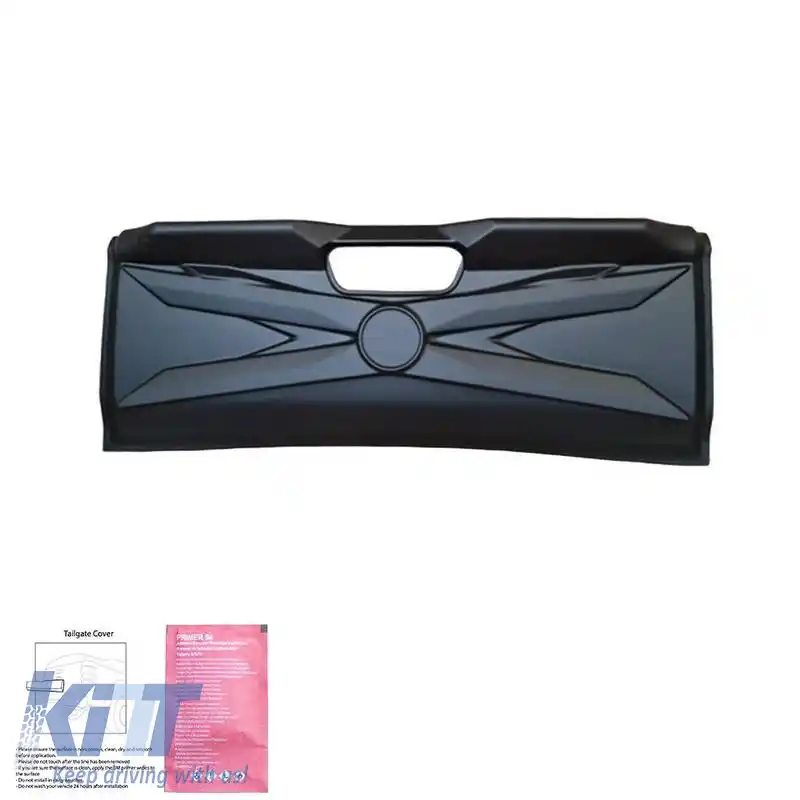 Protector pentru ușa din spate a camionului potrivit pentru Mercedes-Benz X-Class W470 2017+ Big din plastic ABS negru-image-6323318
