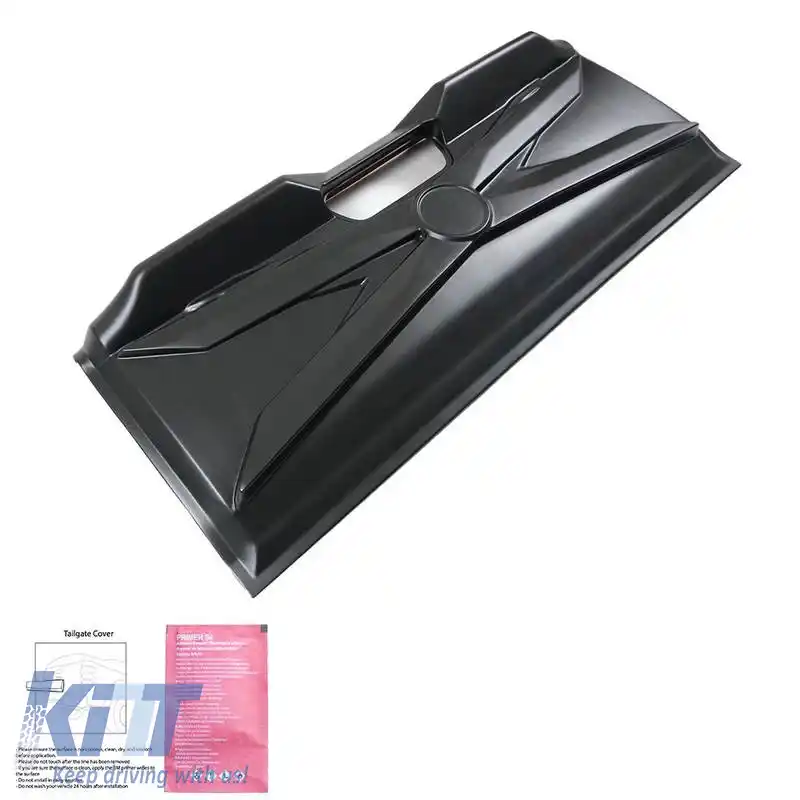 Protector pentru ușa din spate a camionului potrivit pentru Mercedes-Benz X-Class W470 2017+ Big din plastic ABS negru-image-6323319