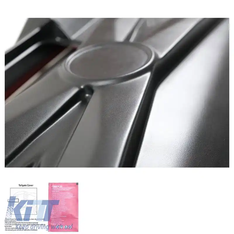Protector pentru ușa din spate a camionului potrivit pentru Mercedes-Benz X-Class W470 2017+ Big din plastic ABS negru-image-6323321