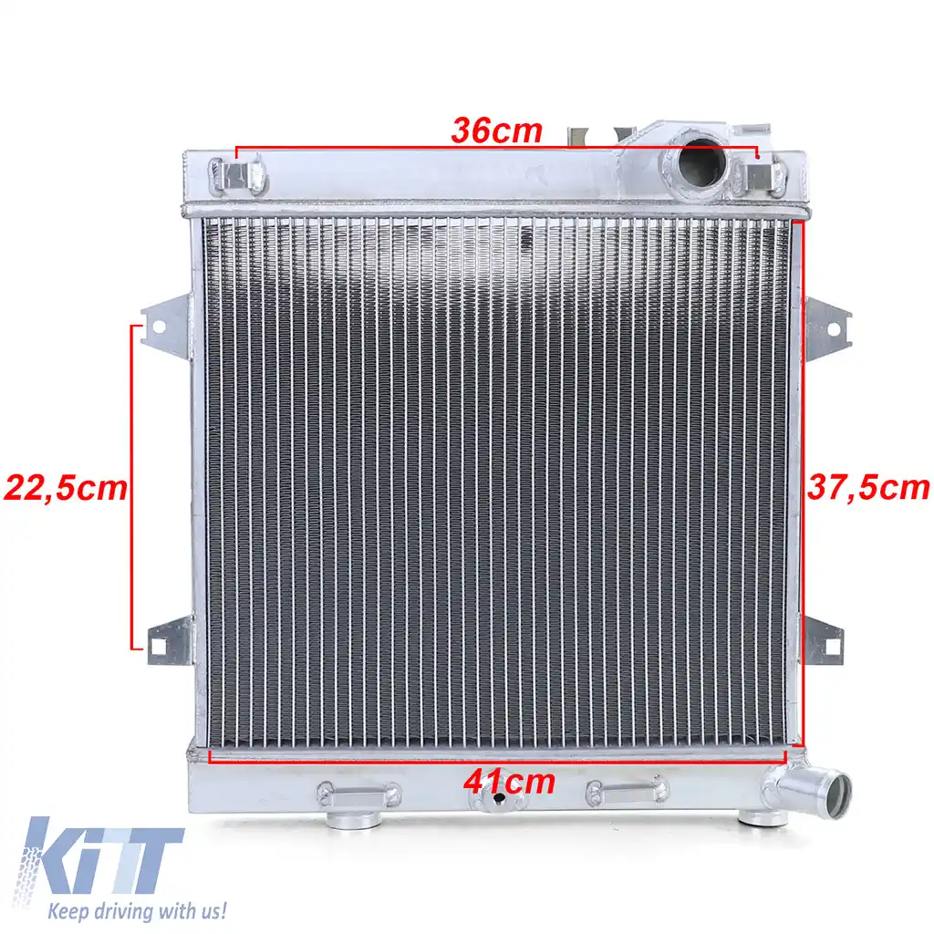 Radiator de apă din aluminiu pentru curse, performant, potrivit pentru BMW Seria 3 E30 M3 85-91-image-6259102