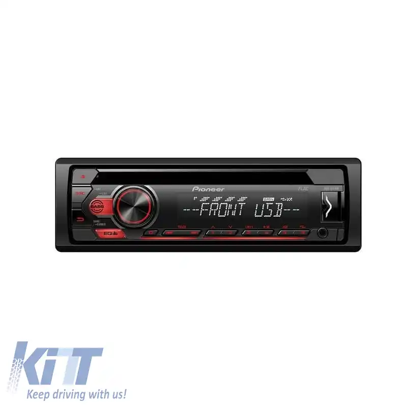 Radio CD USB/Aux Universal 1 Din Pioneer DEH-S121UB 4x50 Watt cu Telecomandă-image-6301320