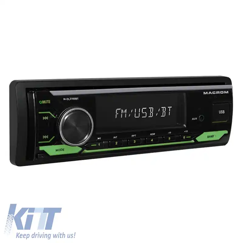 Radio USB Aux Bluetooth Macrom M-DL3100BT-image-6309234