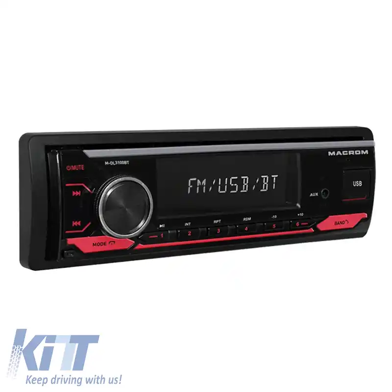 Radio USB Aux Bluetooth Macrom M-DL3100BT-image-6310279