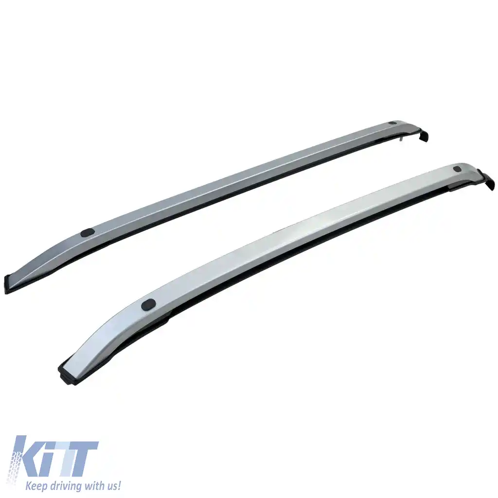 Raft de acoperiș din aluminiu, șină de acoperiș, argintie, potrivit pentru VW Amarok II din 2022-image-6327064