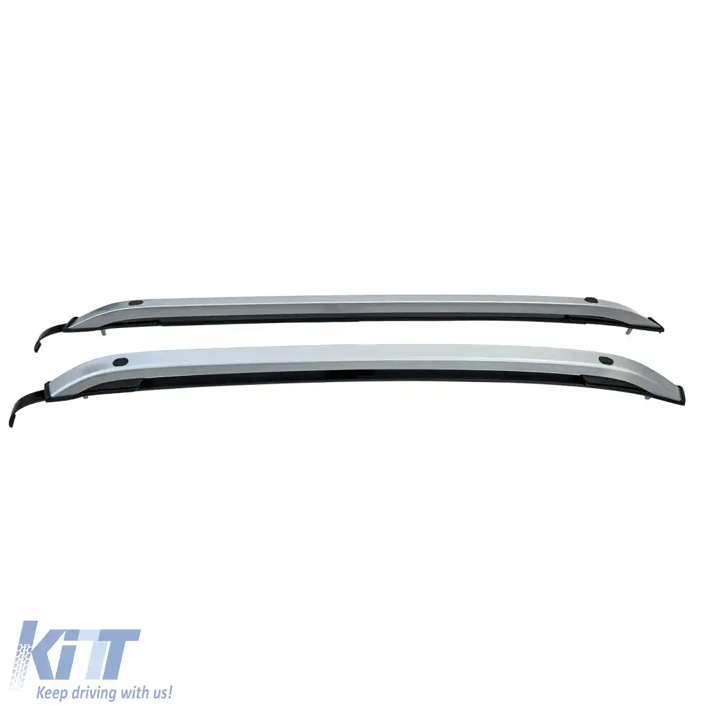Raft de acoperiș din aluminiu, șină de acoperiș, argintie, potrivit pentru VW Amarok II din 2022-image-6327065