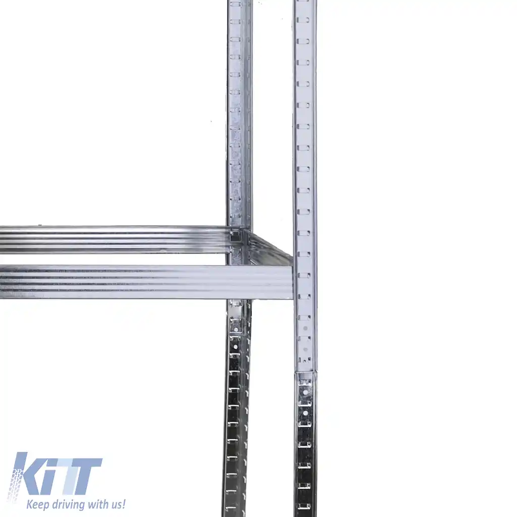 Raft pentru anvelope, suport pentru anvelope, raft de atelier, raft de stocare, raft rezistent, 180x120x40cm-image-6200365