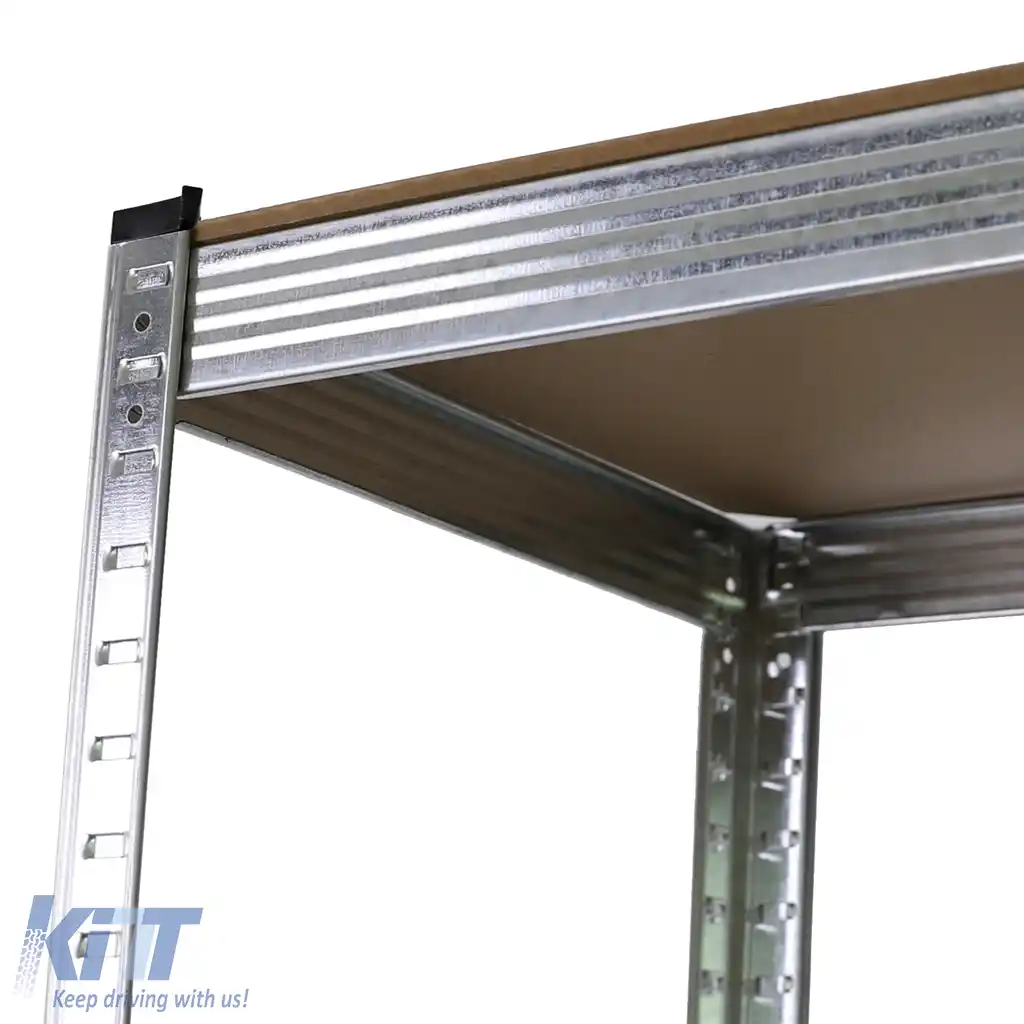 Raft pentru anvelope, suport pentru anvelope, raft de atelier, raft de stocare, raft rezistent, 180x120x40cm-image-6200367