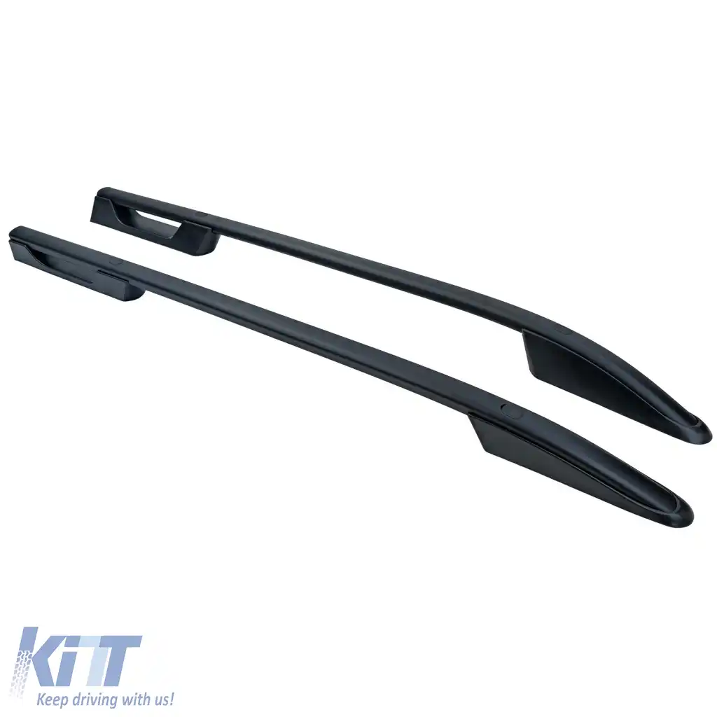 Rafturi de acoperiș din aluminiu negru retrofit, potrivite pentru VW Amarok I 2010-2022-image-6326799