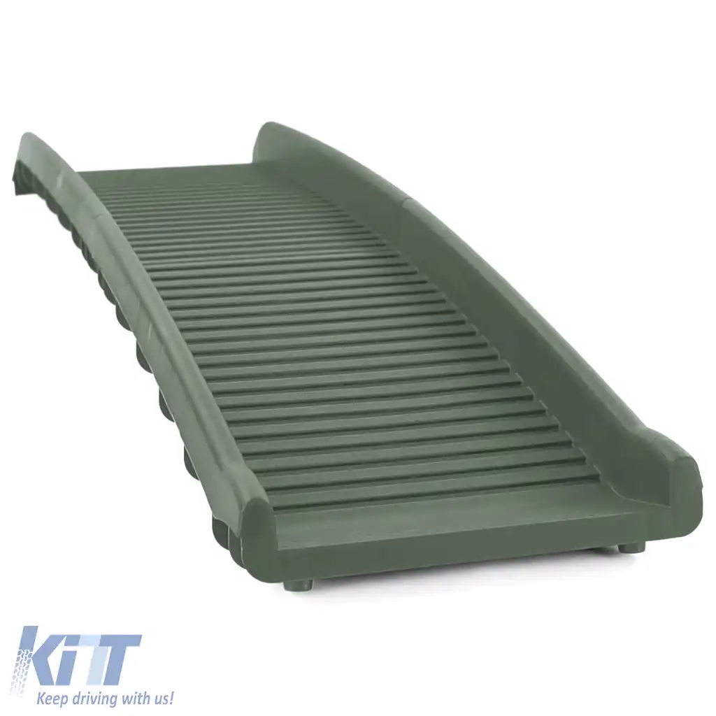 Rampă pentru câini auto, ajutor de acces, anti-alunecare, pliabilă, verde măsliniu, 155x40cm, până la 90Kg-image-6278564