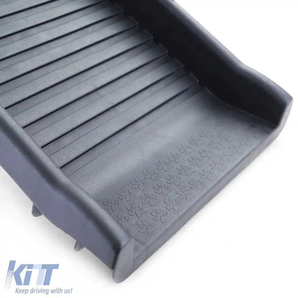 Rampă pentru câini auto, ajutor la intrare, anti-derapantă, pliabilă, neagră, 155x40cm, 90kg-image-6196661