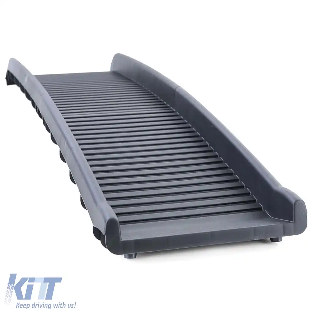 Rampă pentru câini auto, ajutor la intrare, anti-derapantă, pliabilă, neagră, 155x40cm, 90kg-image-6196663