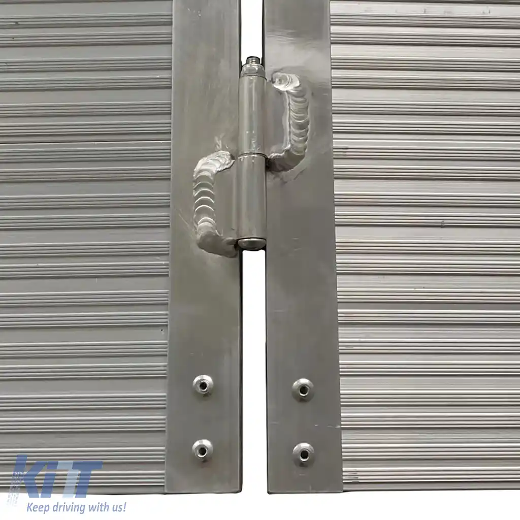 Rampă pentru scaun cu rotile din aluminiu cu margini ghid, pliabilă 152x70cm, max. 270kg-image-6205760