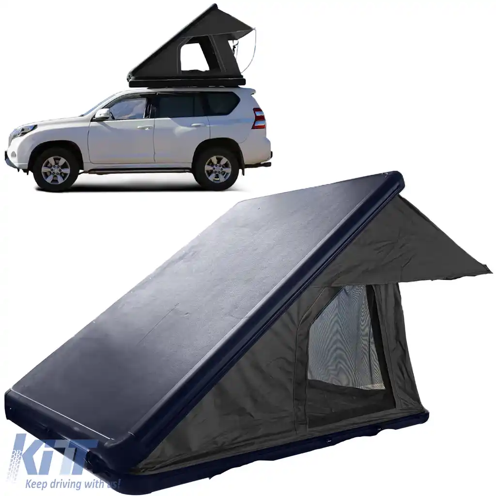 RAMROXX® Cort de acoperiș din ABS Hard Shell Adventure XL 210x130cm potrivit pentru 2-3 persoane