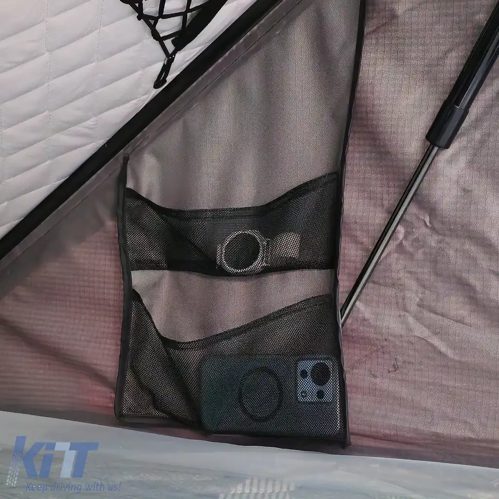 RAMROXX® Cort de acoperiș din ABS Hard Shell Adventure XL 210x130cm potrivit pentru 2-3 persoane-image-6208559