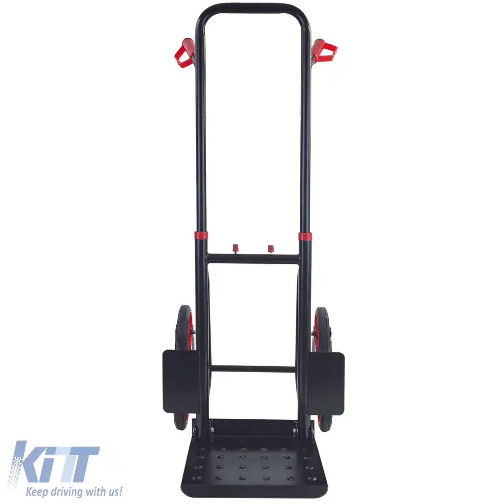 RAMROXX® cărucior de transport cu mâner pentru scări de 150 kg – urcător de scări cu platformă de 305×285 mm-image-6207886