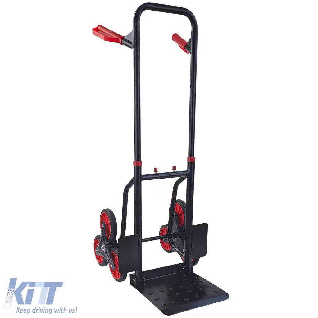 RAMROXX® cărucior de transport cu mâner pentru scări de 150 kg – urcător de scări cu platformă de 305×285 mm-image-6207887