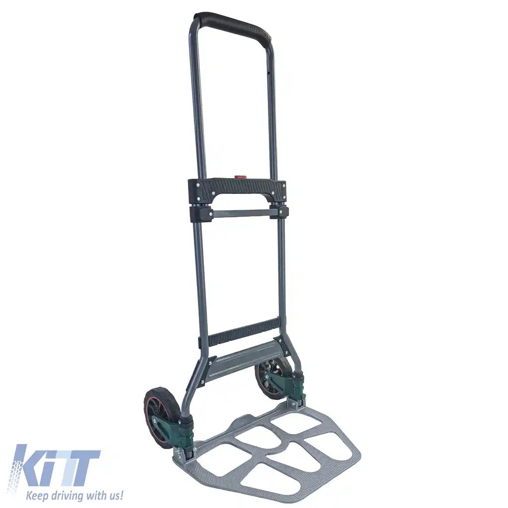 RAMROXX® Cărucior de Transport Pliabil 125 kg – Mâner Telescopic + Roți Mari-image-6211021