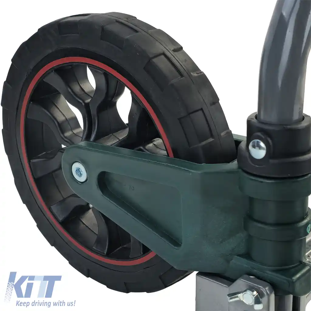 RAMROXX® Cărucior de Transport Pliabil 125 kg – Mâner Telescopic + Roți Mari-image-6211025