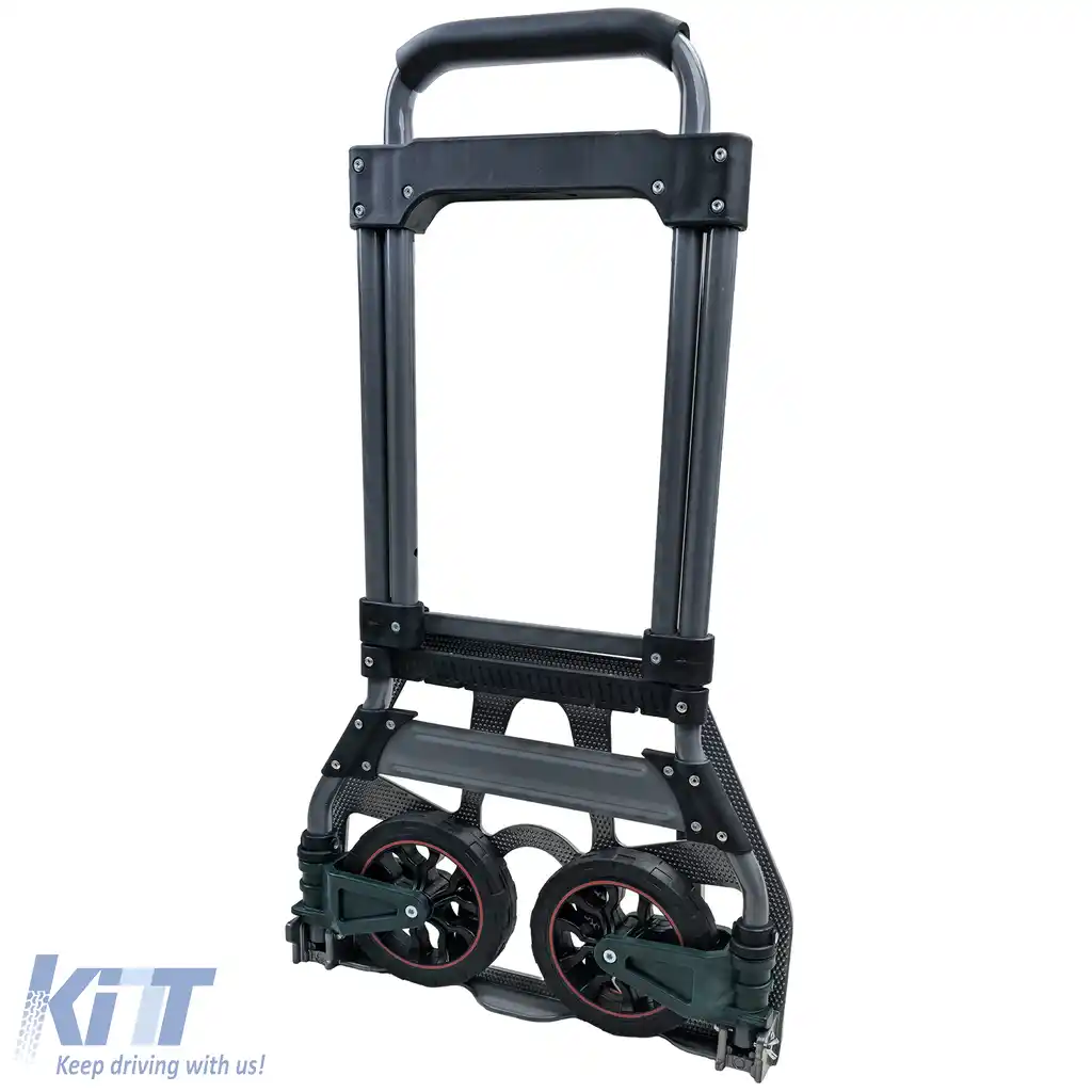 RAMROXX® Cărucior de Transport Pliabil 125 kg – Mâner Telescopic + Roți Mari-image-6211026