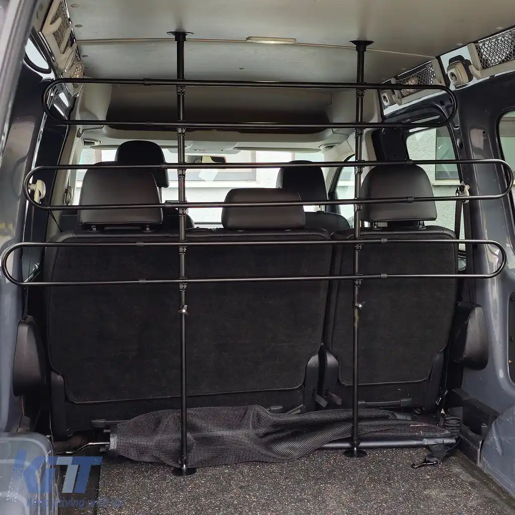 RAMROXX grilaj de protecție pentru câini, barieră de bagaje de până la 140 cm înălțime, potrivită pentru VW Caddy 2004-2025-image-6205701
