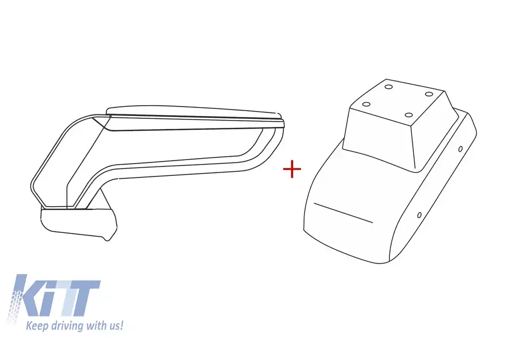 Rati cotiera model Armster S cu piele eco neagră potrivită pentru Dacia Duster după 2018
