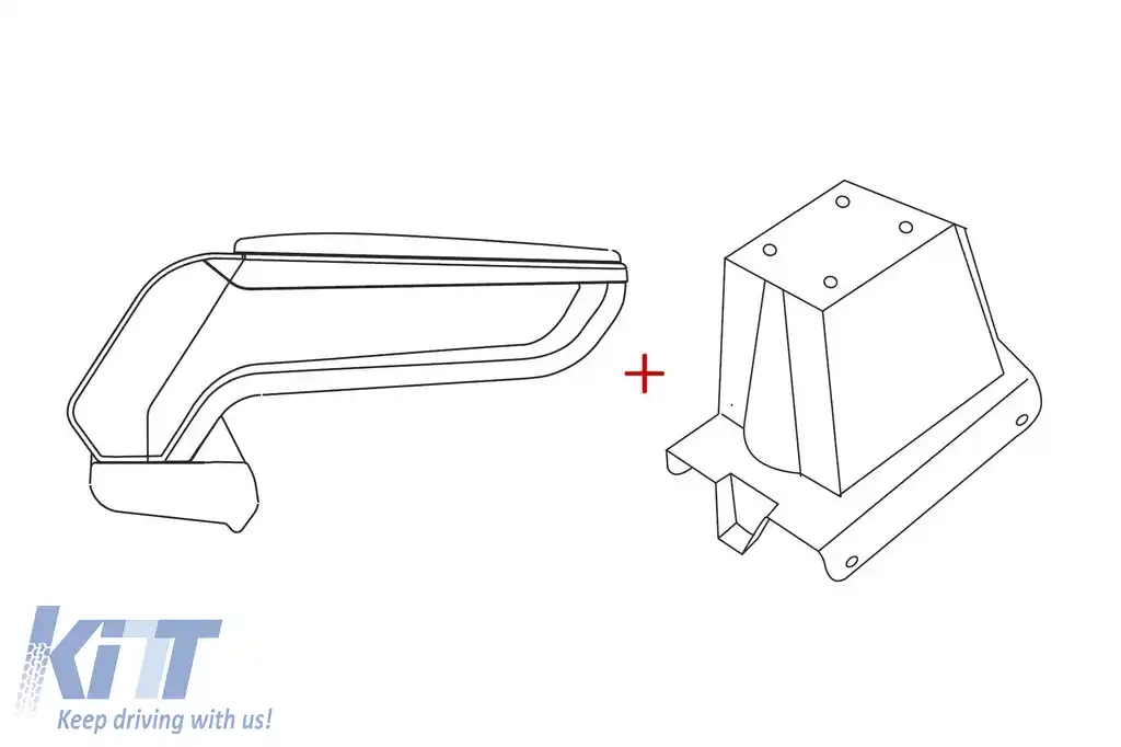 Rati cotiera model Armster S cu piele eco neagră potrivită pentru Fiat 500 după 2016 (exceptând versiunea electrică)