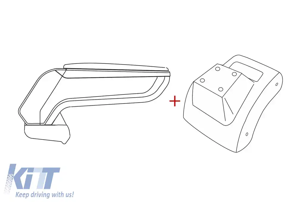 Rati cotiera model Armster S cu piele eco neagră potrivită pentru Ford Focus 2004-2012