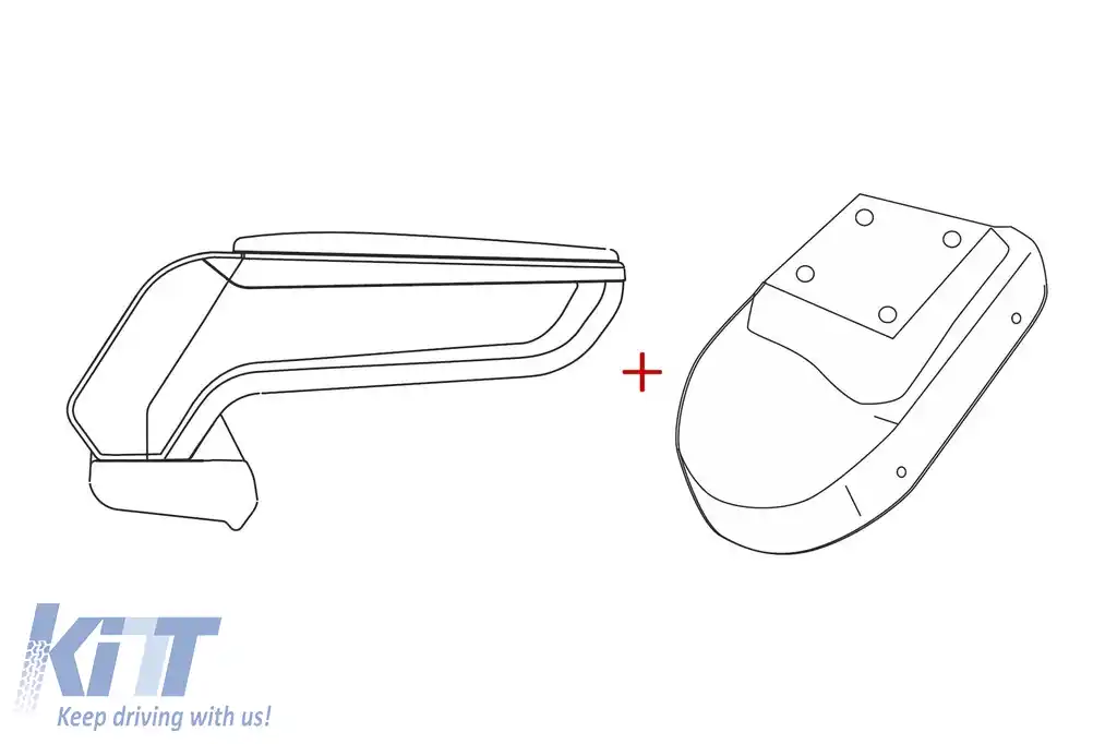 Rati cotiera model Armster S cu piele eco neagră potrivită pentru Opel Corsa E 2014-2019