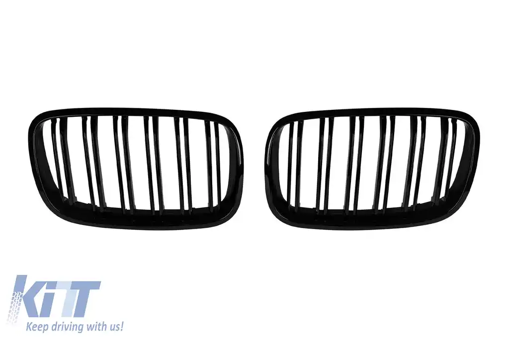 Răcitor cu nervuri duble vopsit în negru, potrivit pentru BMW X5 E70 2007-2013, X6 E71 2008-2011