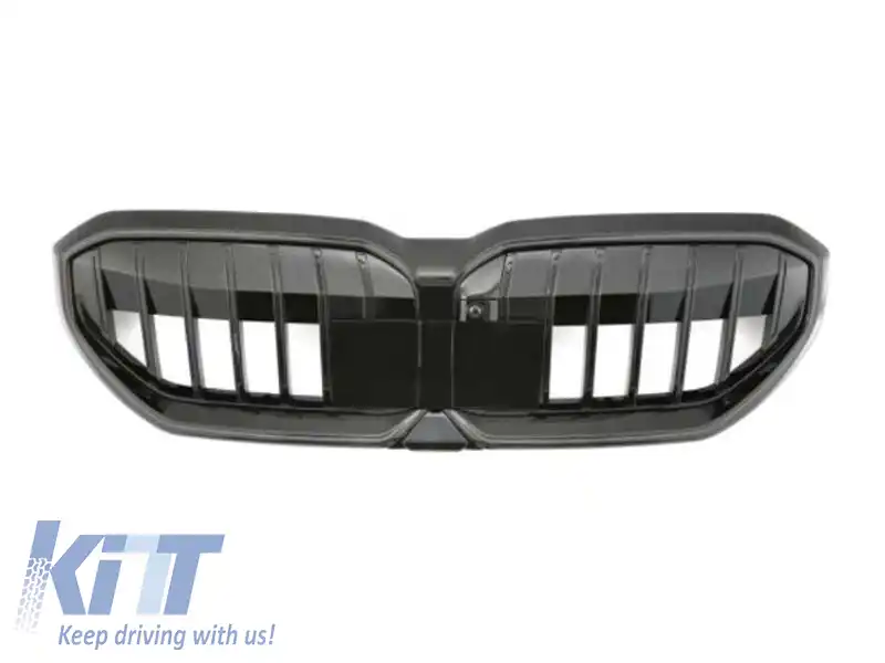 Răcitor cu nervuri unice potrivit pentru BMW Seria 5 G60, G61 după 2024, lac negru